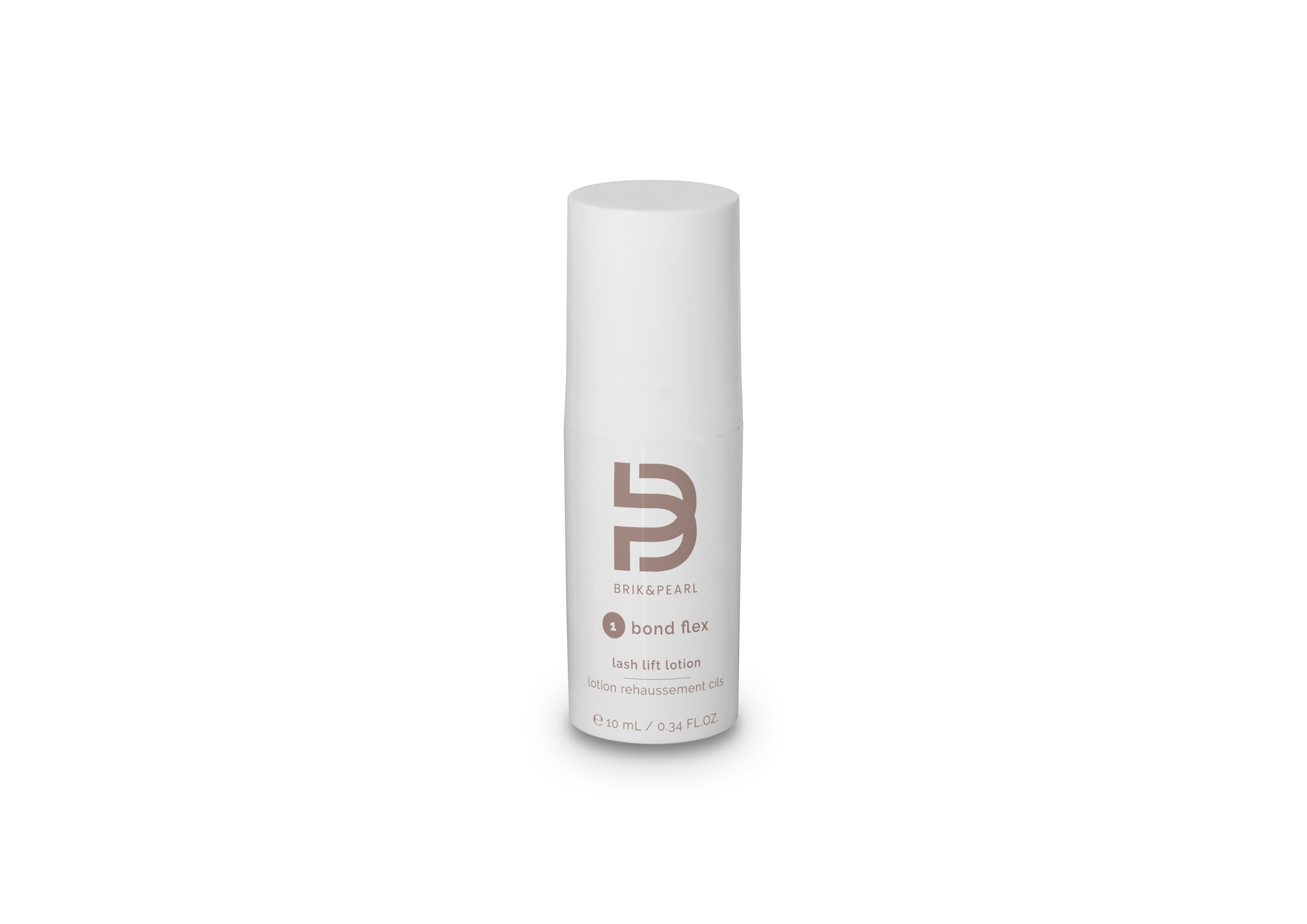 Brik & Pearl Bond Flex Step 1 lash lift lotion, 10 ml airless pump bottle