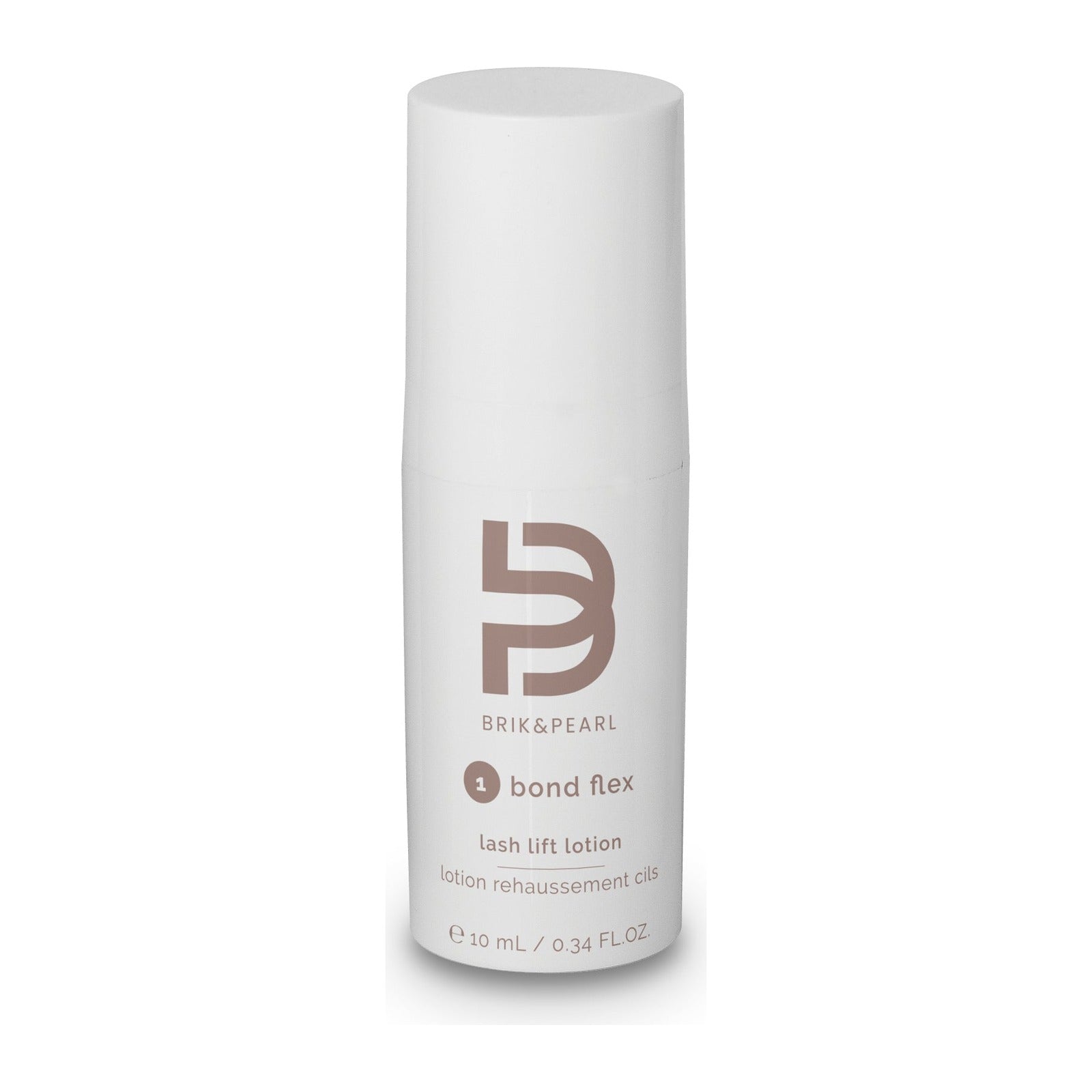 Brik & Pearl Bond Flex lash lift lotion bottle