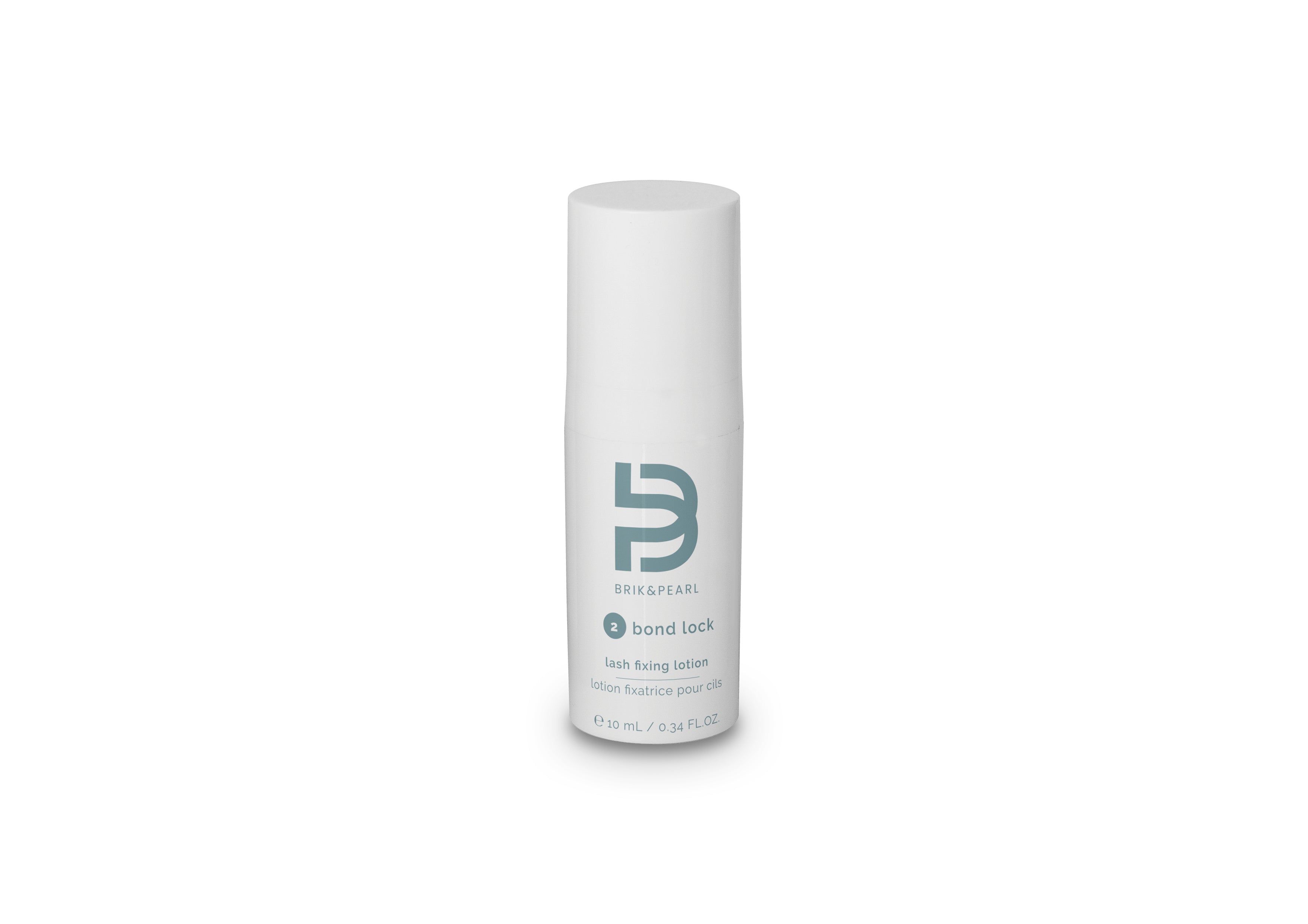 Brik & Pearl Bond Lock Step 2 lash fixing lotion, 10 ml airless pump bottle